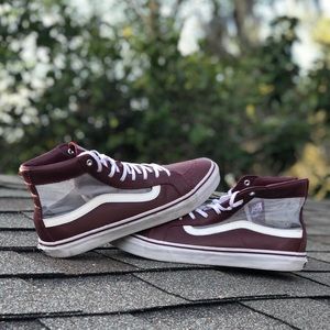 Leather Vans size 9